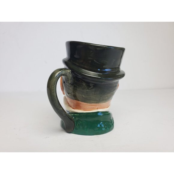 Royal Doulton 1950s Mr. Micawber MiniToby Mug Jug, Vintage Ceramic Character Jug - Picture 5 of 9